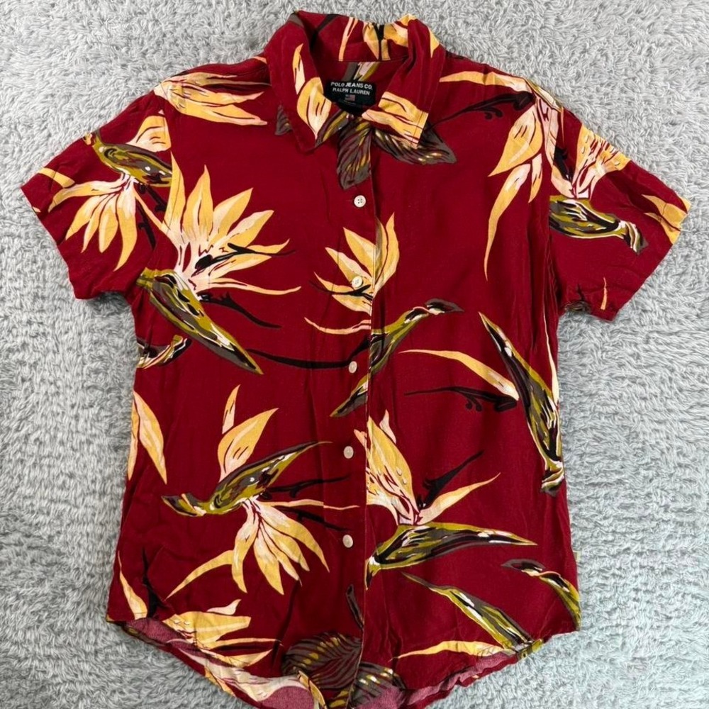 Polo jeans co button up shirt